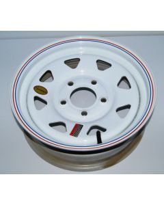 Wheel 15" White Spoke 5 on 5"