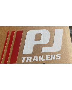 New PJ Decal Medium White