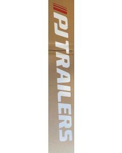 New PJ Neck  4'' Decal White